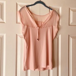 New York & Company Blush Pink Blouse